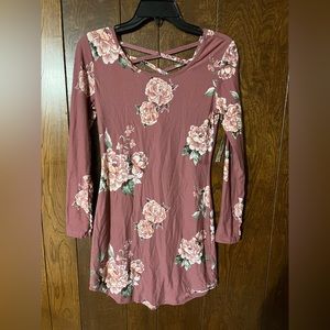 Mauve floral dress Brand New!